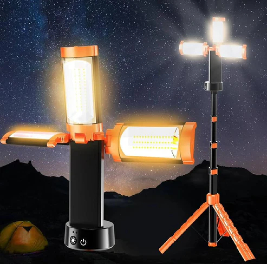 Illuminate Your Adventures with the 164-54cm SMD XPG LED Camping Emergency Outdoor Flashlight